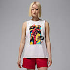 【Nike】★Tシャツ★ Women's Sleeveless Graphic T-Shirt Jordan Women's Sleeveless Graphic T-Shirt. Nike IL